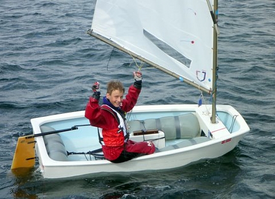 Thomas ble kretsmester i Optimist A 2011