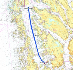 Alternativ #2. ”Hjeltefjorden Rundt” 27,5nm <BR>