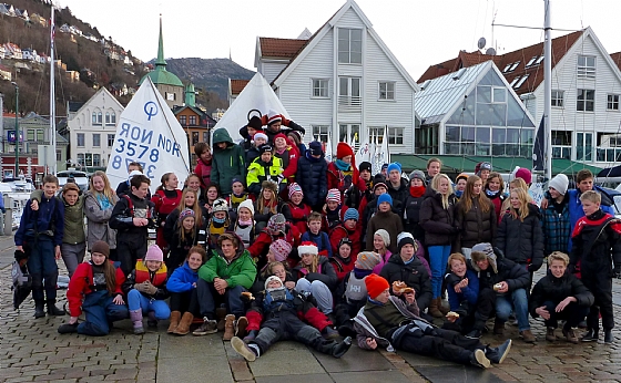 Glade seilere på Juletreseilasen 2010